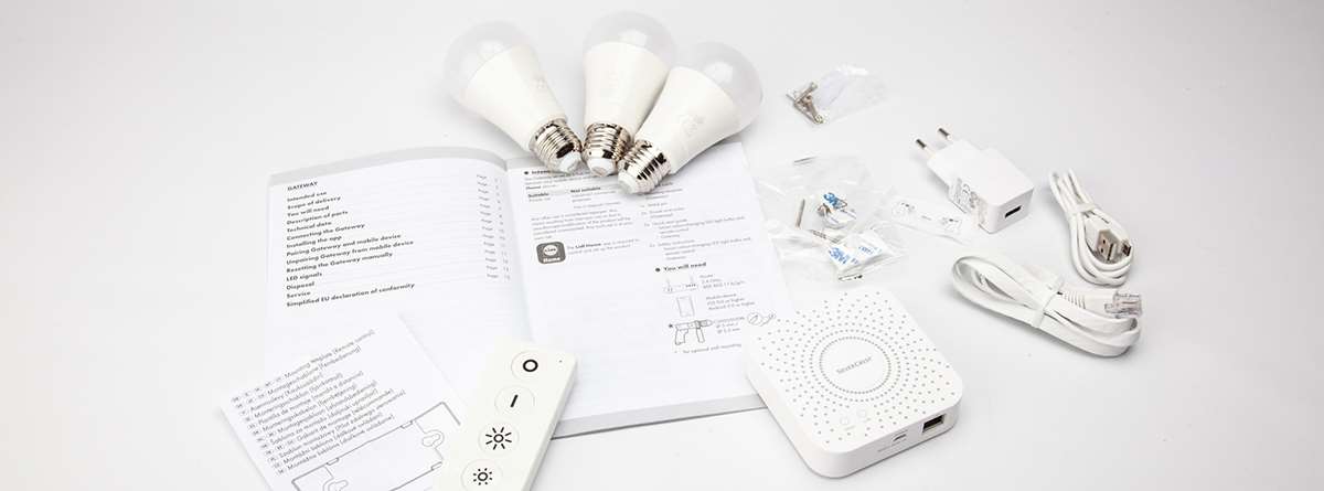 Smart E27 LivarnoLux/SliverCrest Lighting - colour - KIT Installation Start Bulbs Lidl with